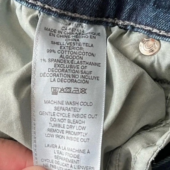 True Religion World Tour  Men’s Rocco Relaxed Skinny Jeans 30 Fall Winter Y2K - Picture 14 of 16